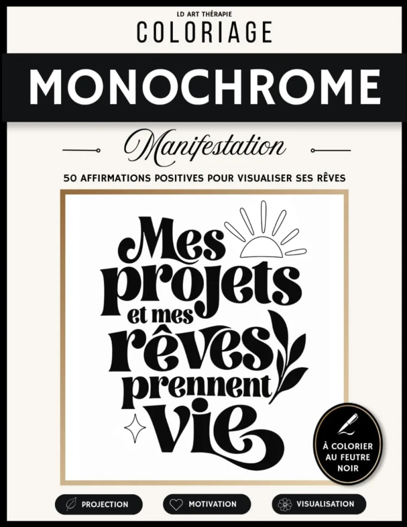 Couverture du livre Coloriage Monochrome Manifestation